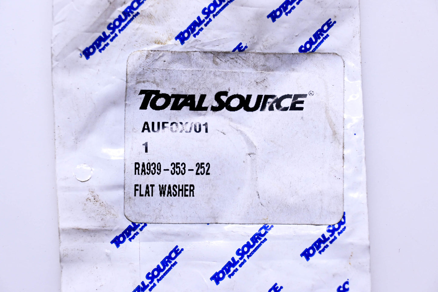 Total Source 939-353-252, RA939-353-252 Flat Washer NOS