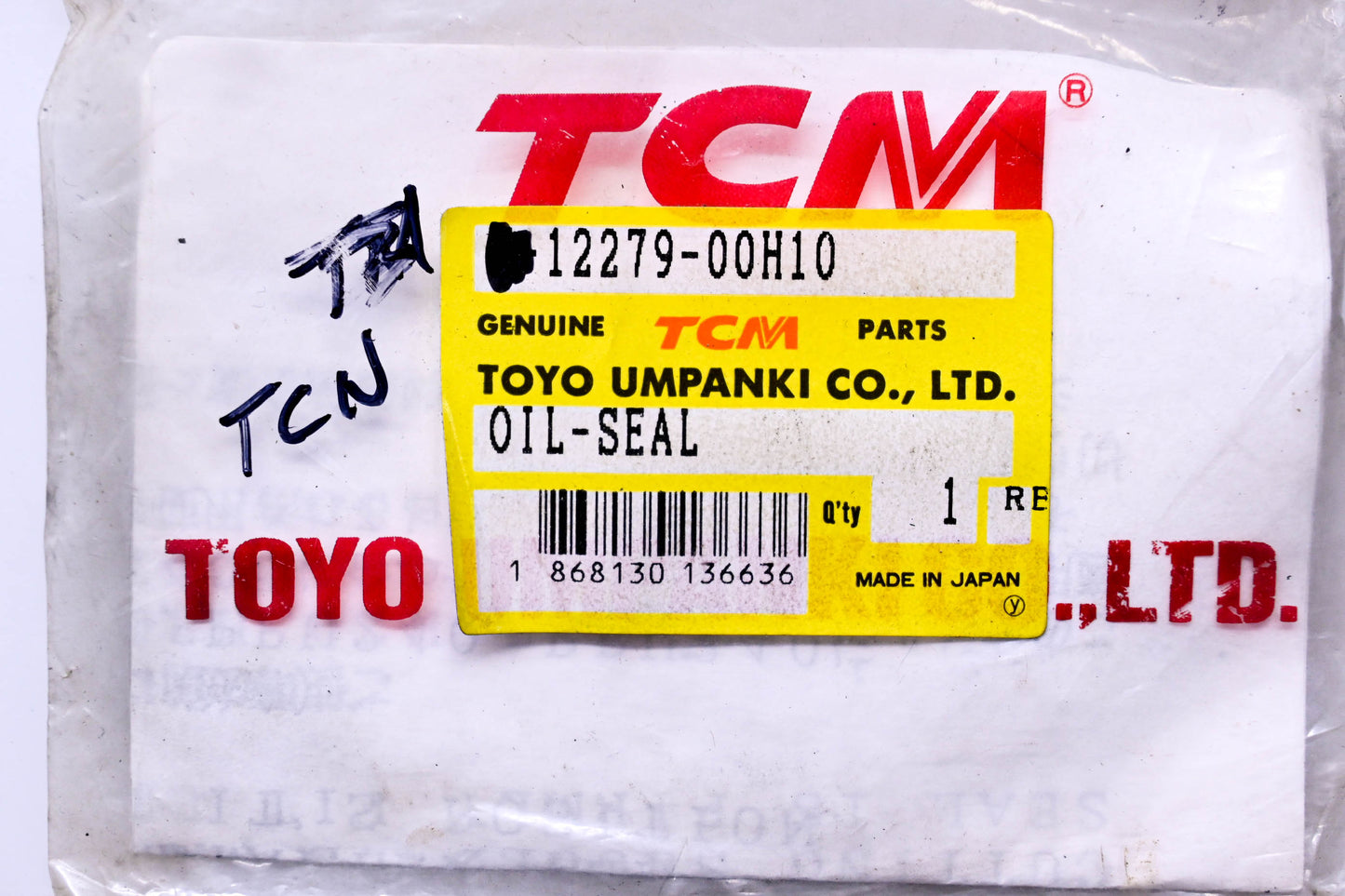 TCM 12279-00H10 Oil Seal NOS