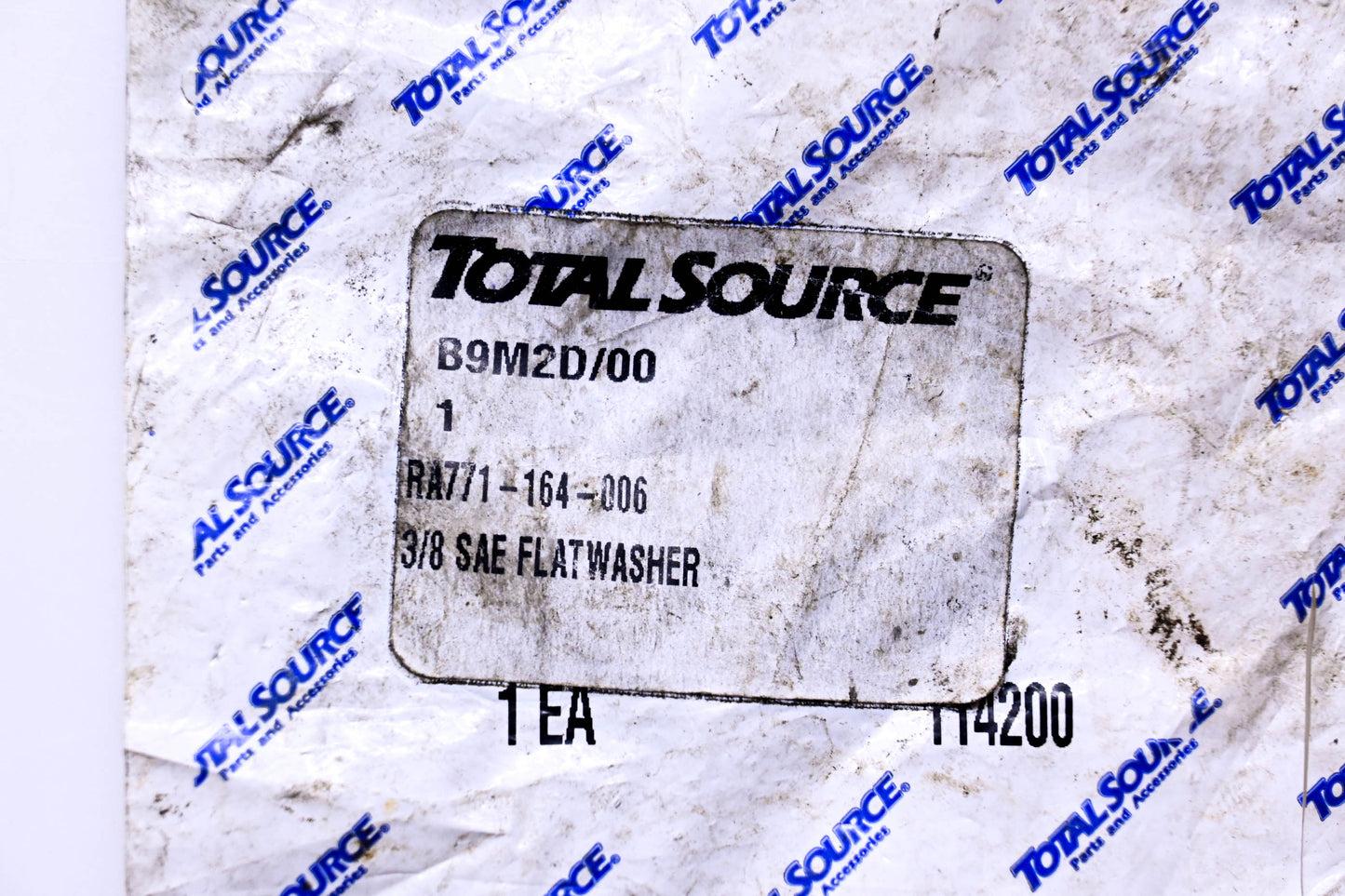Total Source 771-164-006, RA771-164-006 Flat Washer NOS