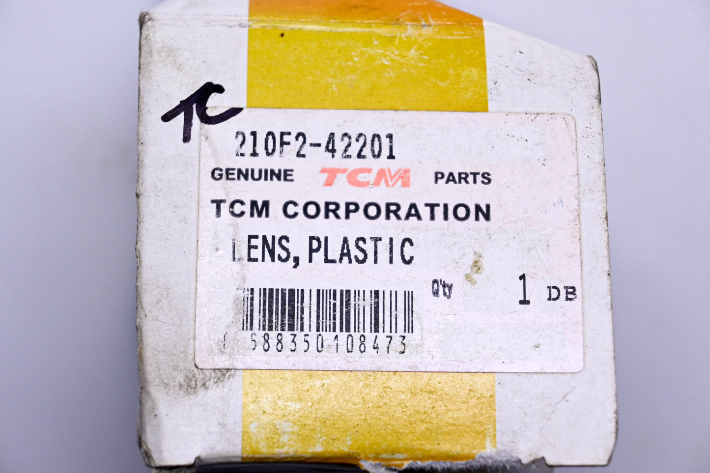 TCM 210F2-42201 Plastic Lens Orange NOS