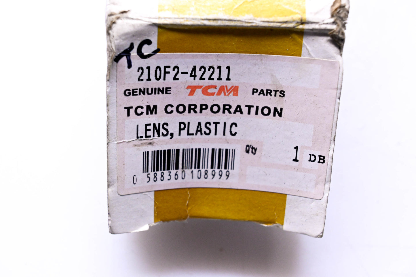TCM 210F2-42211 Plastic Lens Red NOS
