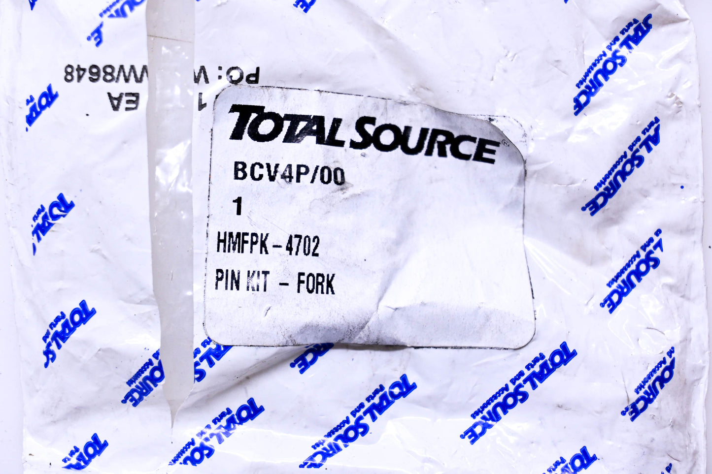 Total Source FPK-4702, HMFPK-4702 Forklift Pin Kit fits Helmar NOS