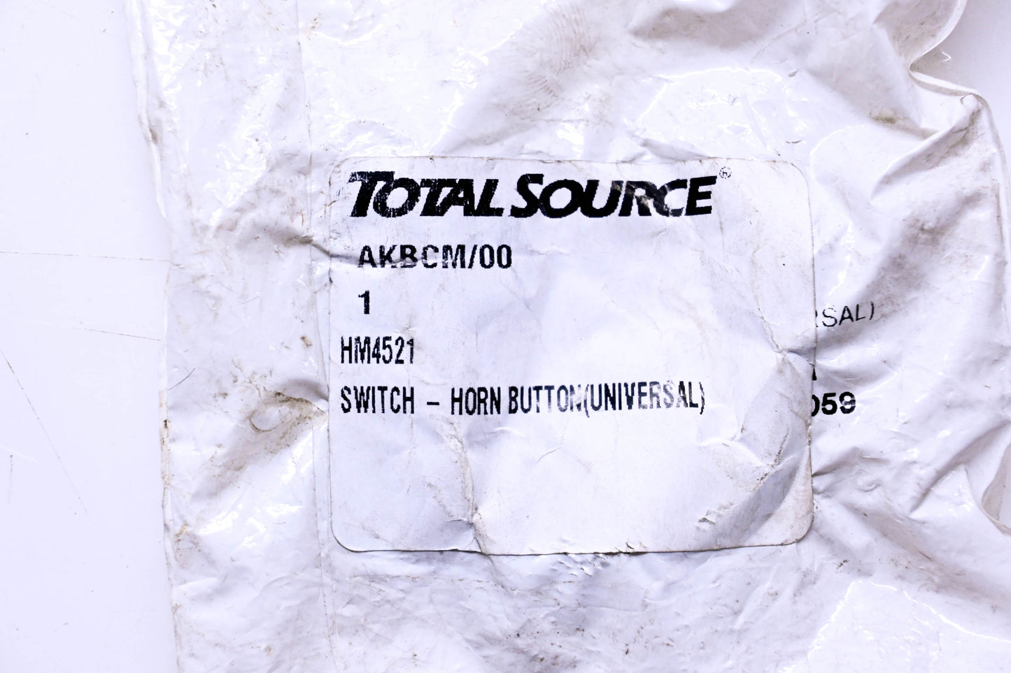 Total Source 4521, HM4521 Universal Horn Button Switch NOS