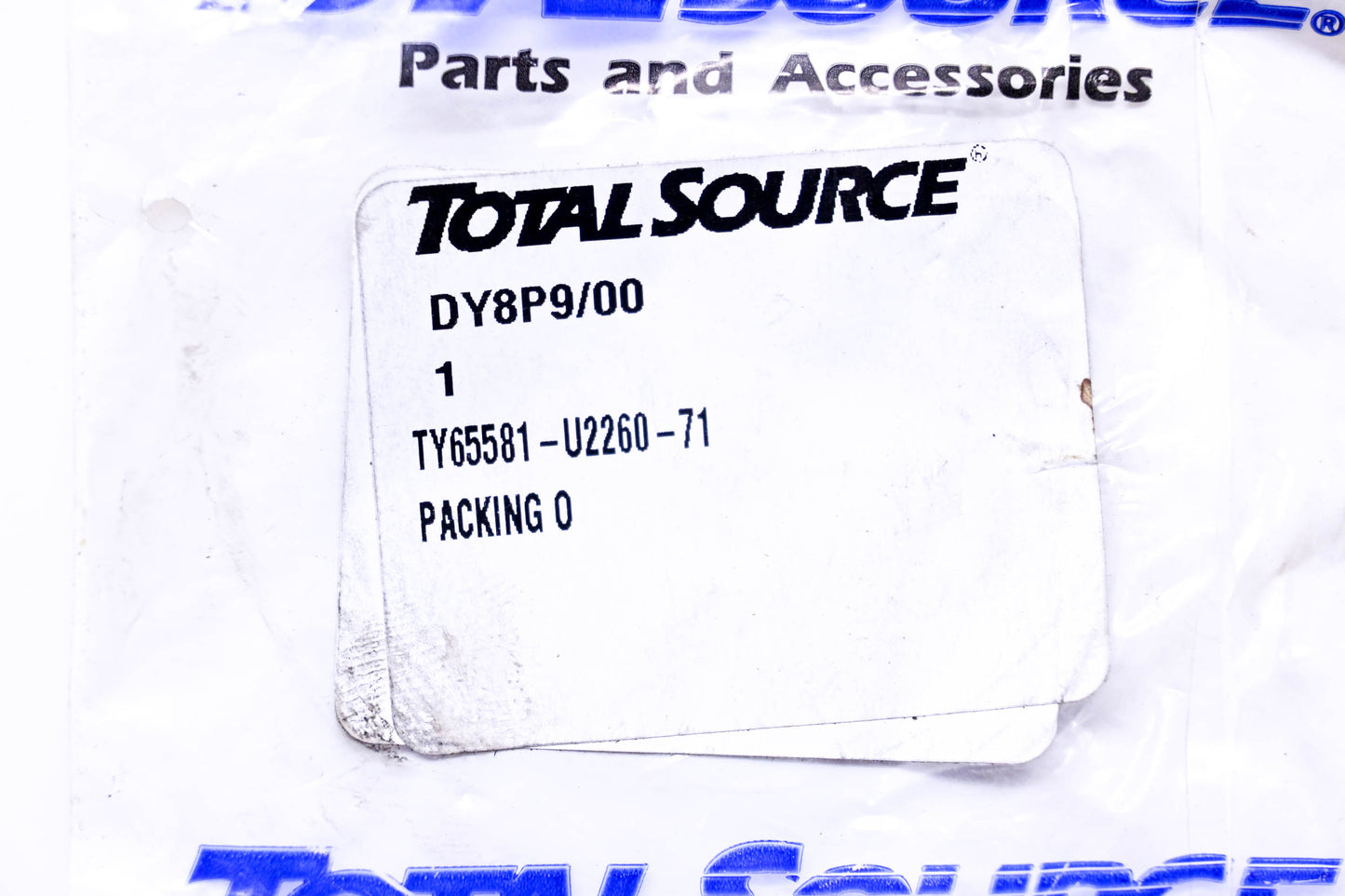 Total Source 65581-U2260-71, TY65581-U2260-71 Packing O fits Hyster NOS