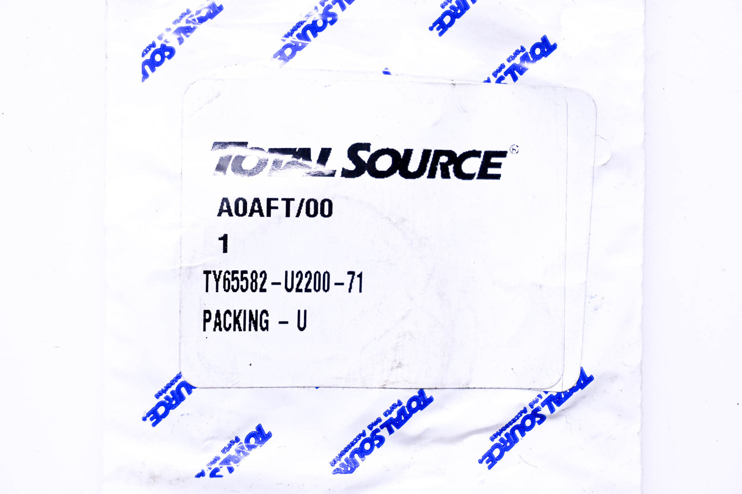 Total Source 65582-U2200-71, TY65582-U2200-71 Packing U fits Hyster NOS