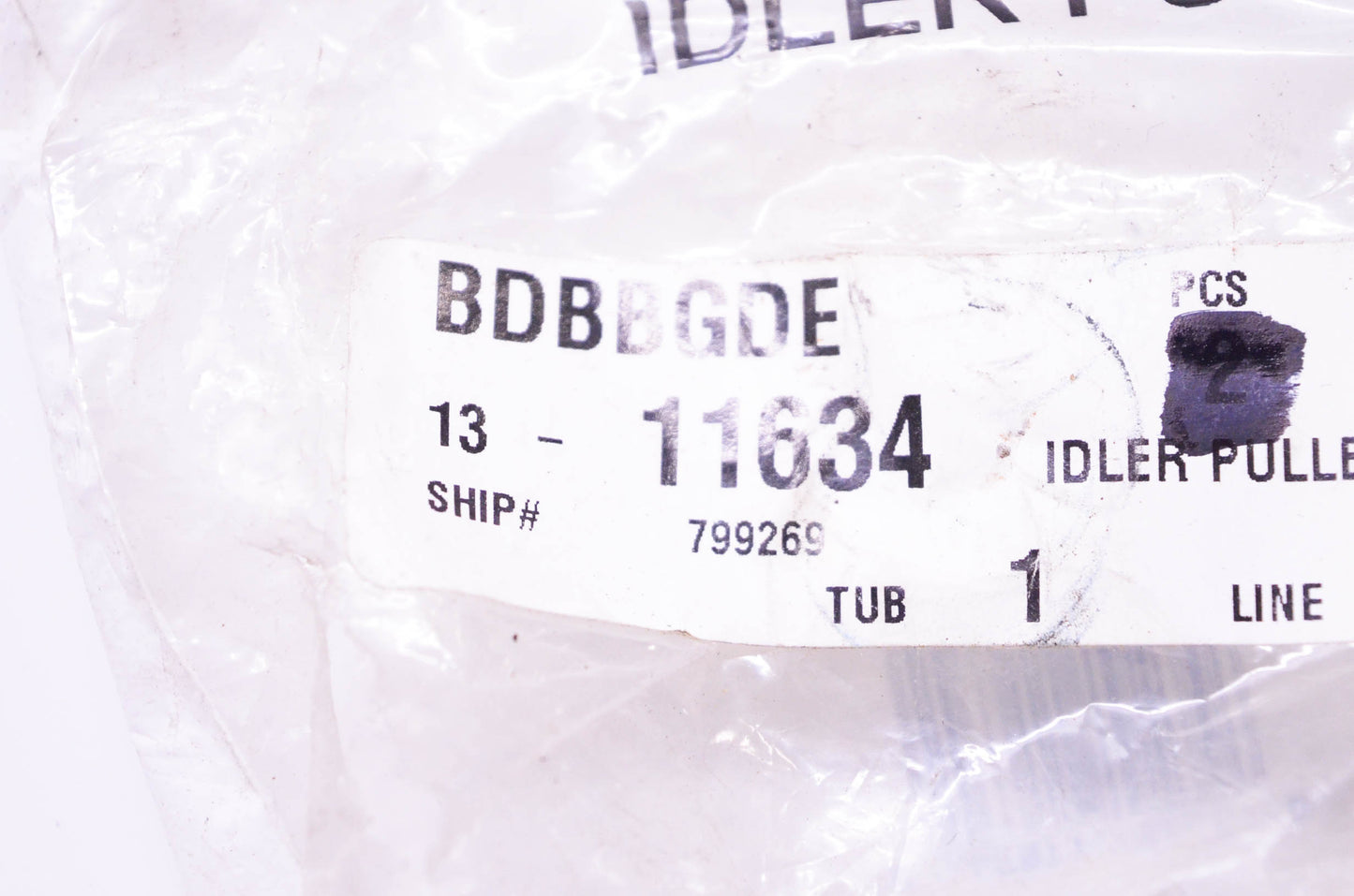 Rotary 13-11634 Idler Pulley NOS