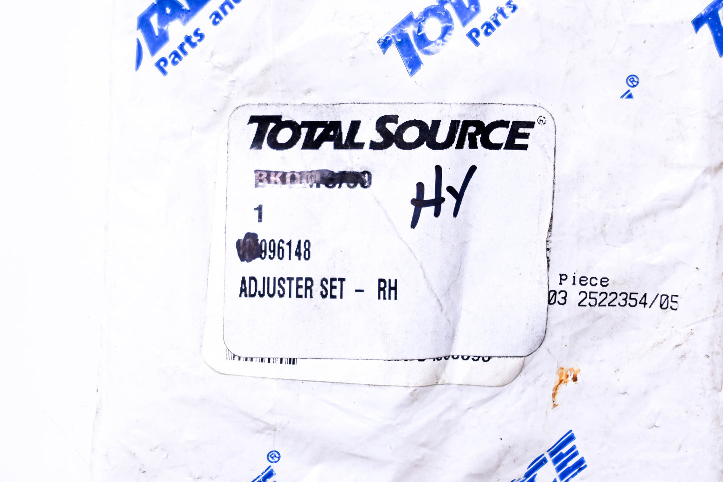 Total Source 996148, HY996148 Adjuster Kit Right Hand fits Hyster NOS