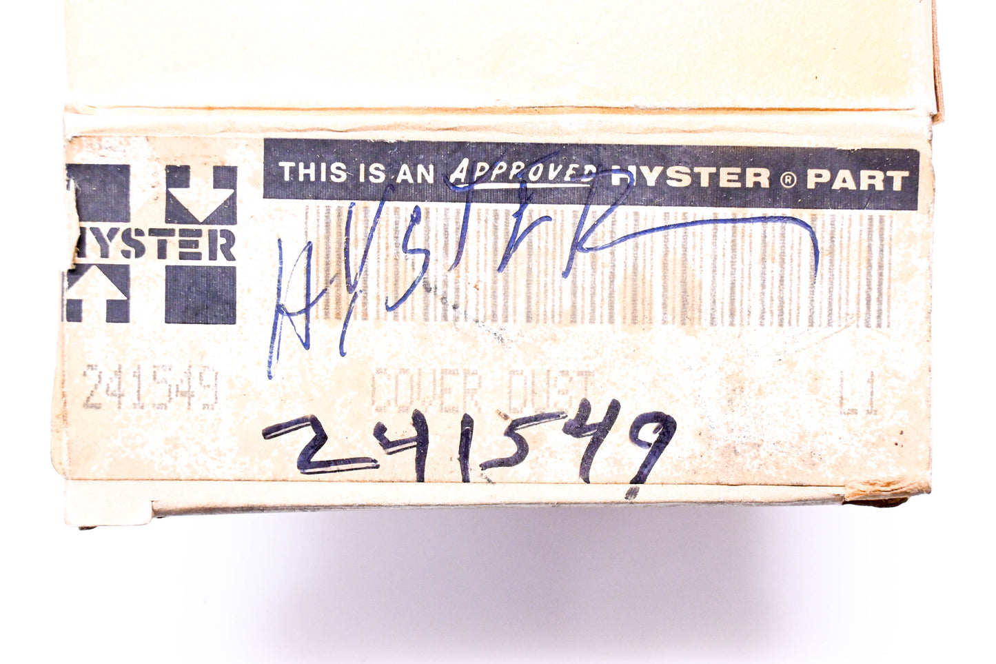 Hyster 241549 Dust Cover NOS