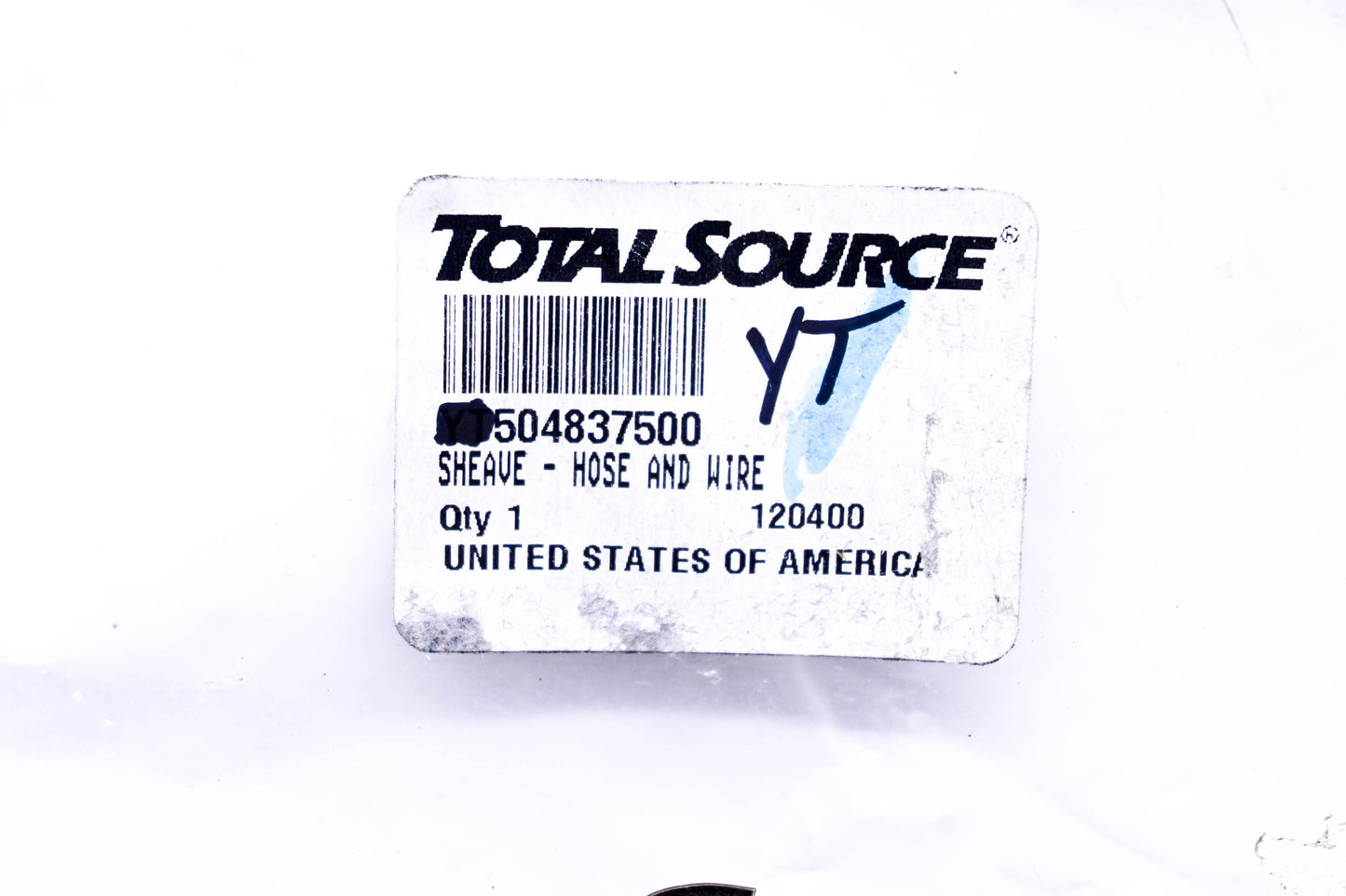Total Source 504837500, YT504837500 Hose & Wire Sheave fits Yale NOS