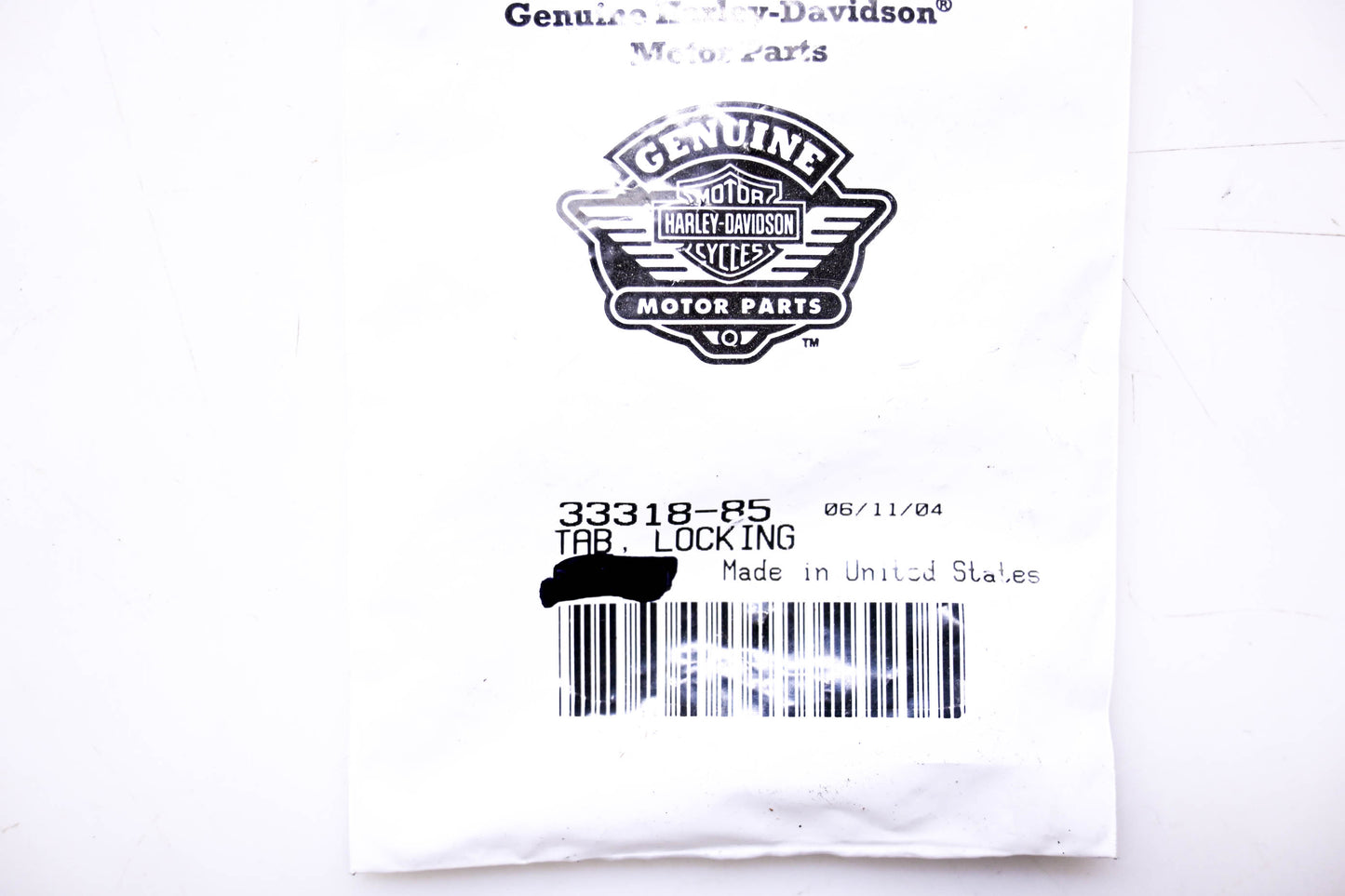 New OEM Harley-Davidson 33318-85 Locking Tabs Qty 2 NOS