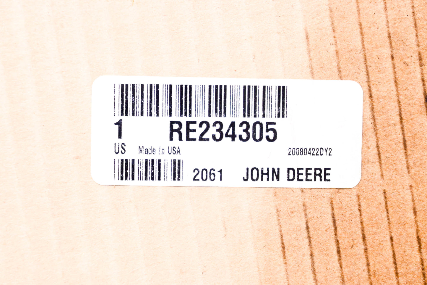 New OEM John Deere RE234305 Brake Disc NOS