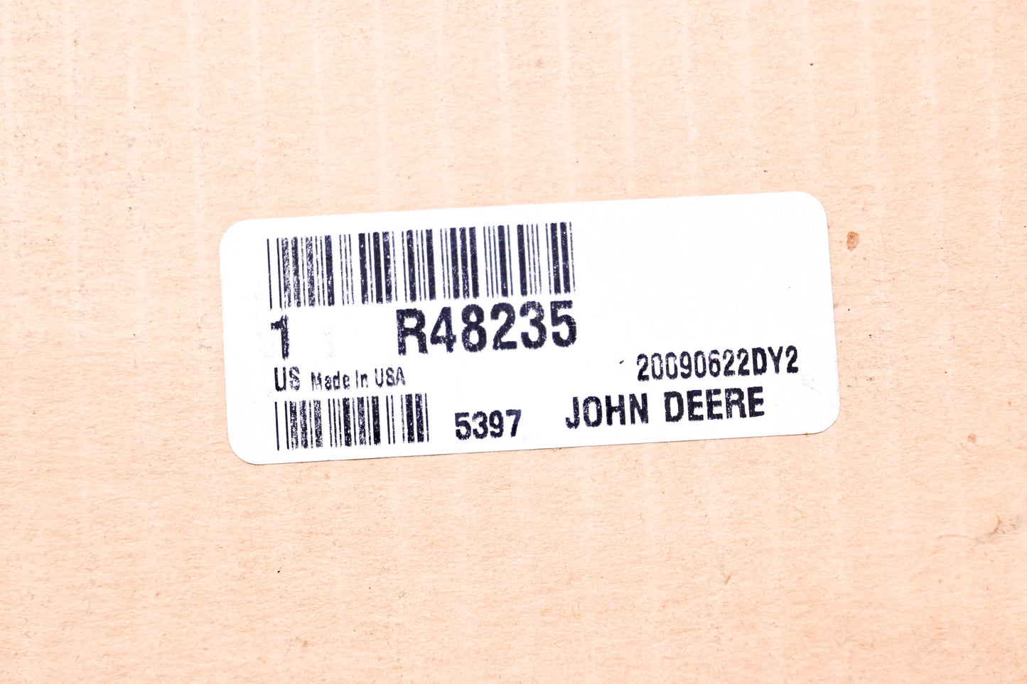 New OEM John Deere R48235 Separator Plate NOS