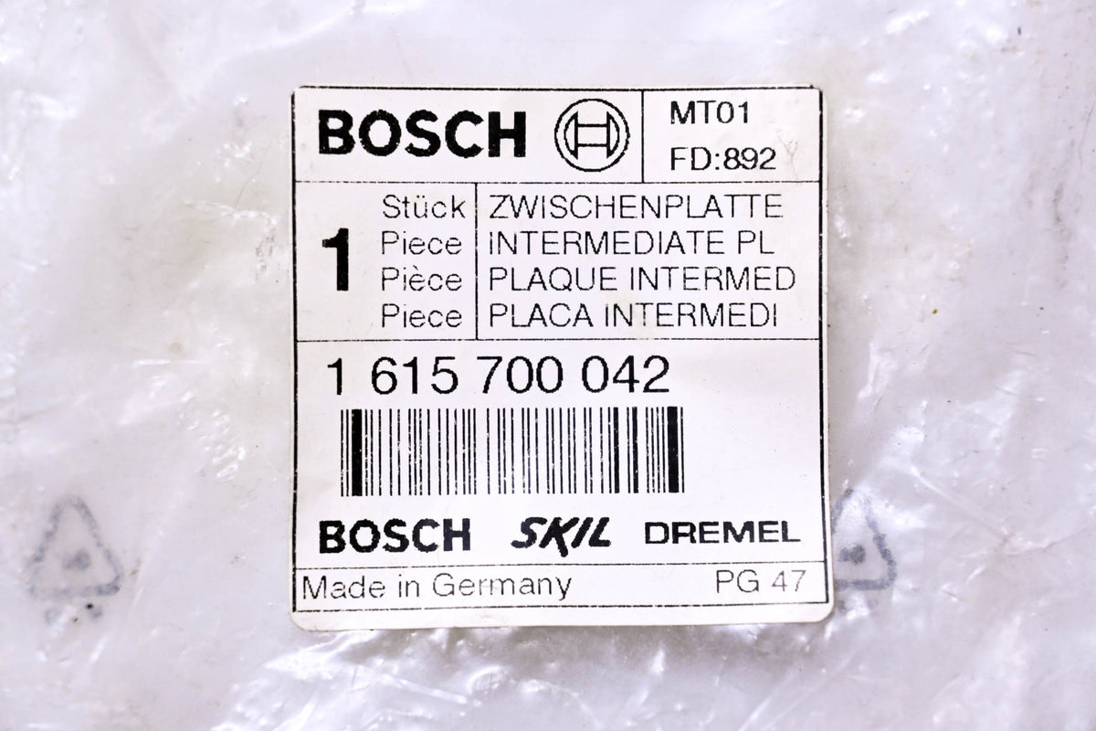 Bosch 1 615 700 042, 1-615-700-042 Intermediate Plate NOS