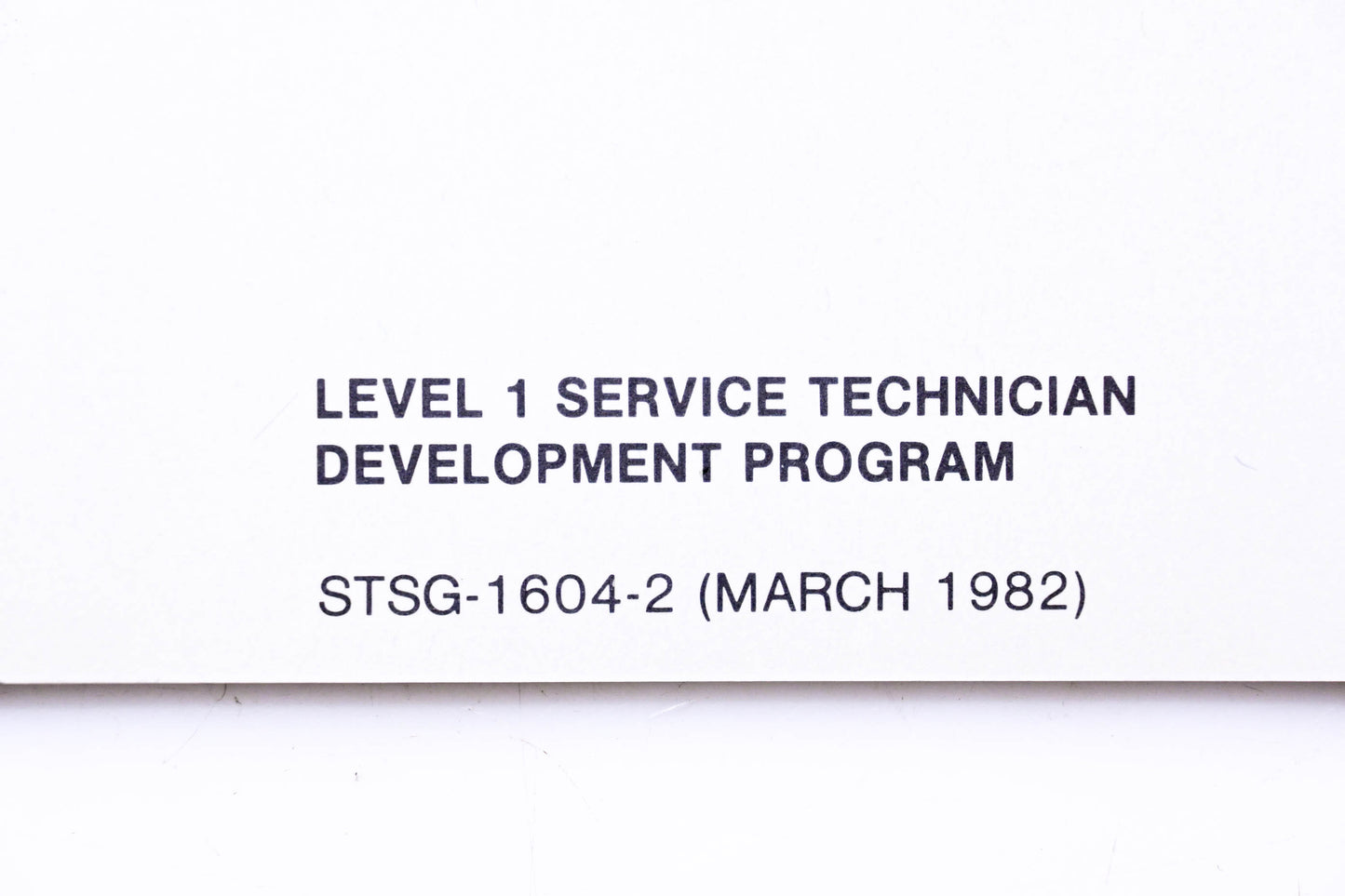 New OEM John Deere STSG-1604-2 STSG Hydrostatic Drive Service Procedures Training Guide NOS