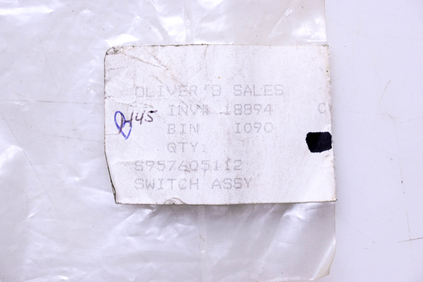 Sachs-Dolmar 957605112 Switch Kit NOS