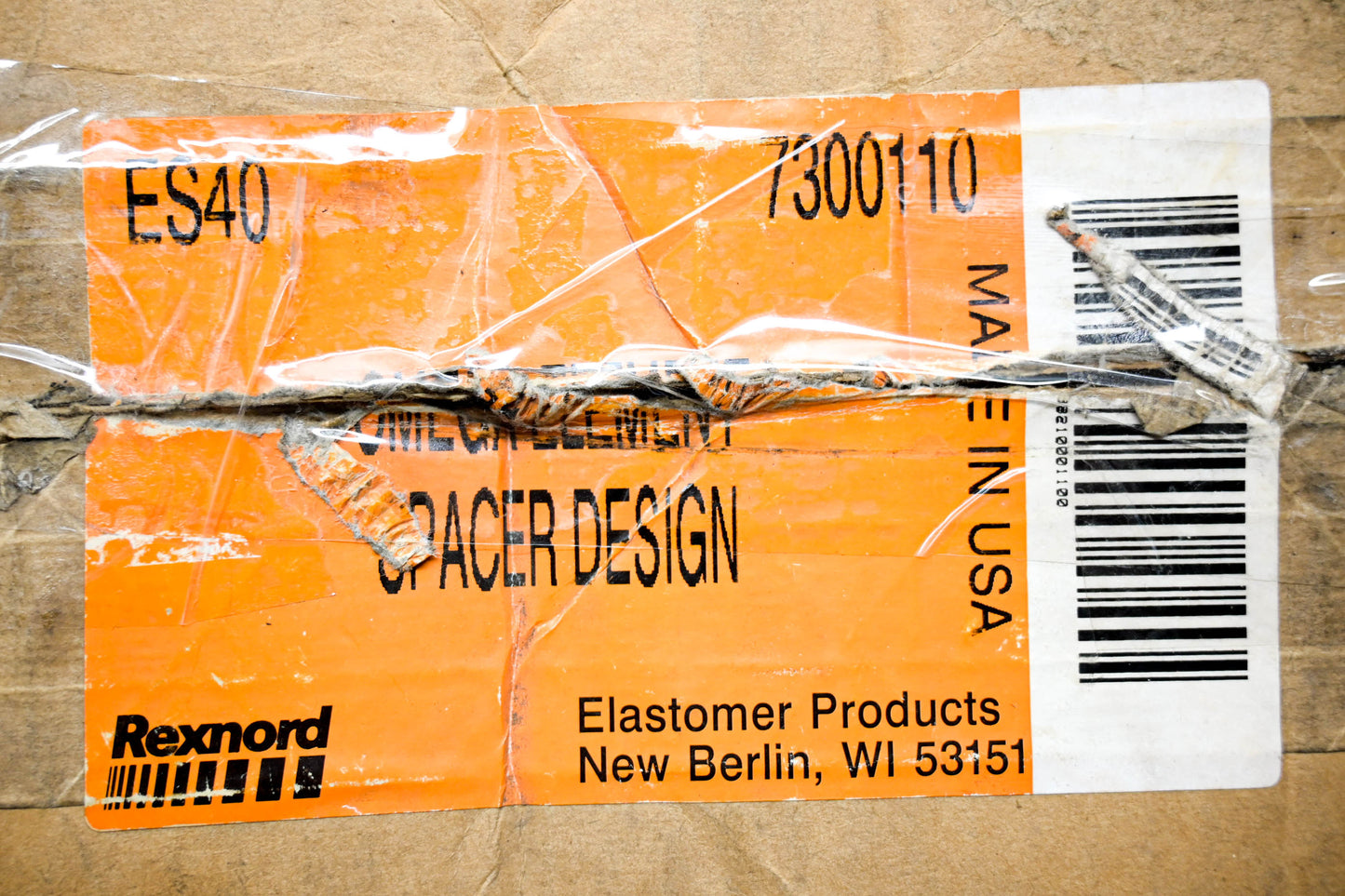 Rexnord 7300110 Omega Flexible Element Elastomeric Coupling Kit NOS