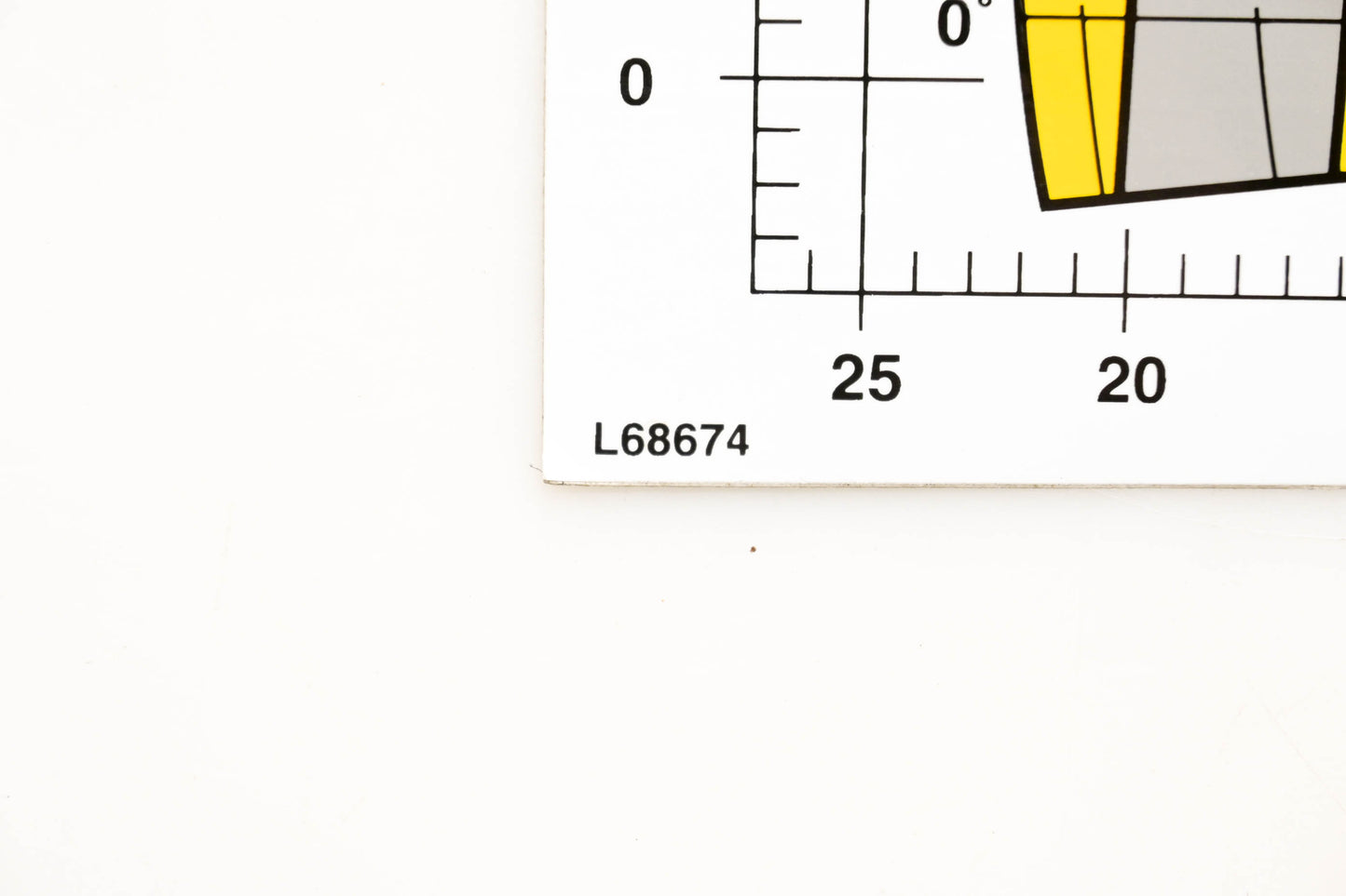 Gehl L68674 Gehl 553 Chart Decal NOS