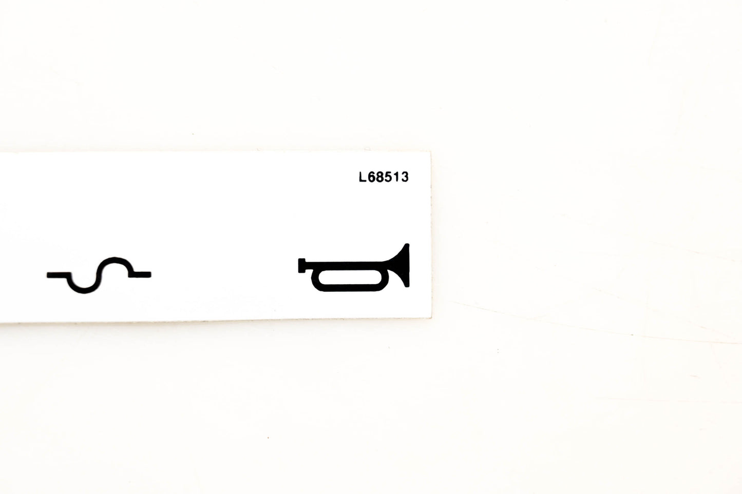 Gehl L68513 Ignition/Horn Decal fits 552 553 NOS