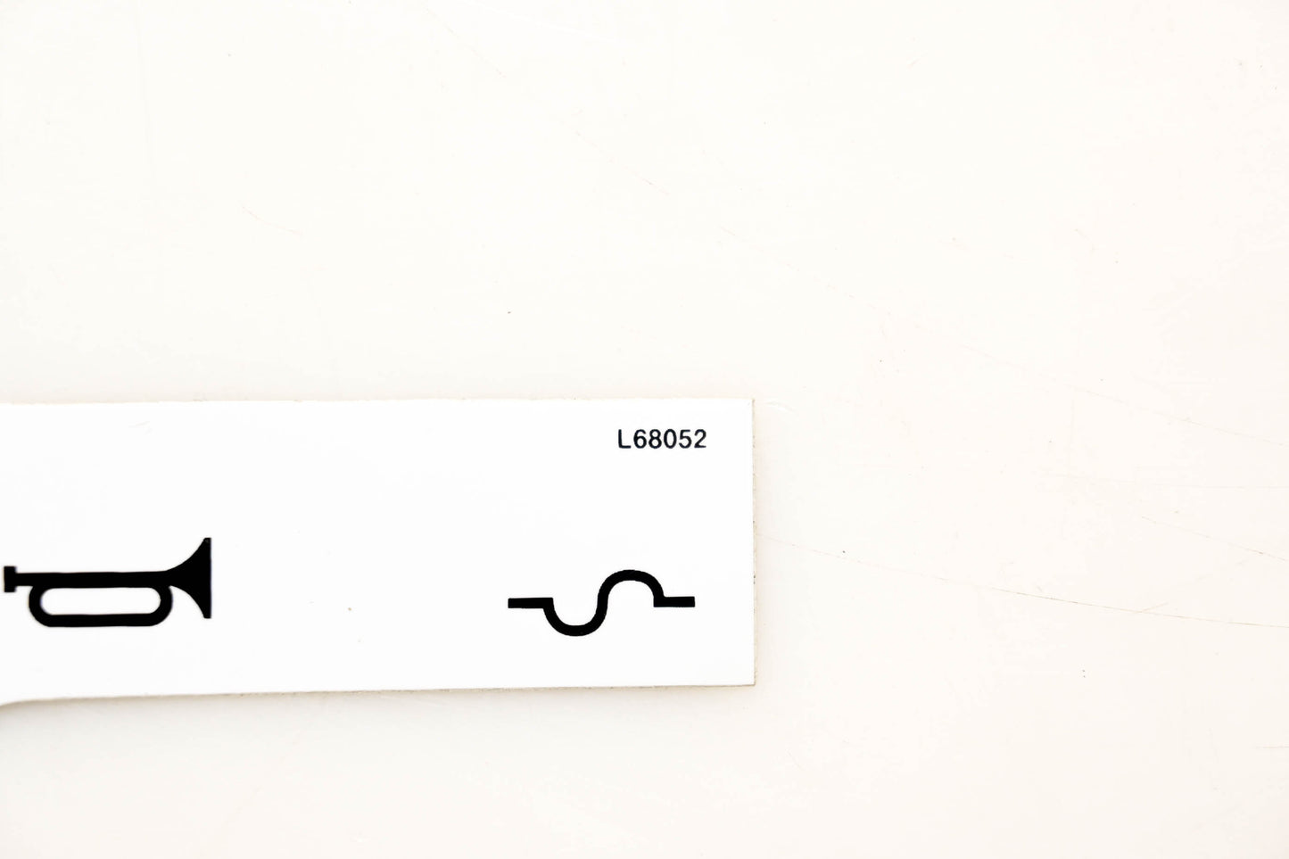 Gehl L68052 Ignition/Horn Decal fits 552 553 NOS