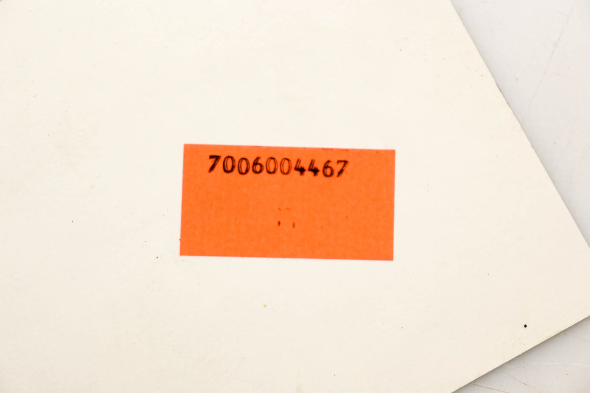 Kubota 70060-04467 Auger Position Label NOS