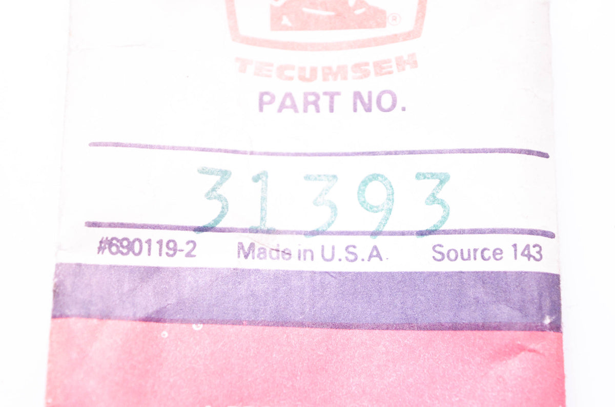 New OEM Tecumseh 31393 Needle & Seat Repair Kit NOS