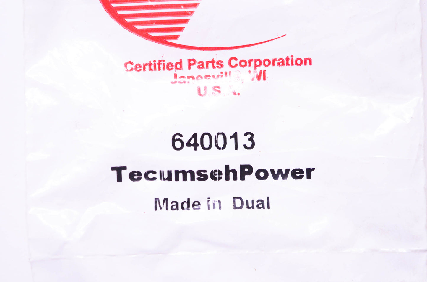 New OEM Tecumseh 640013 Nozzle Yellow NOS