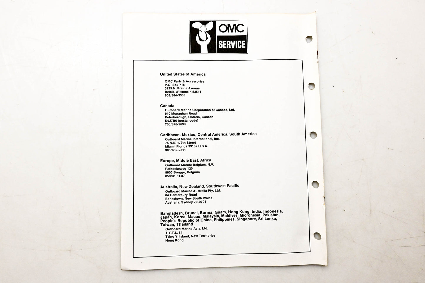 OMC 397279 Parts Catalog Junior Colt Models