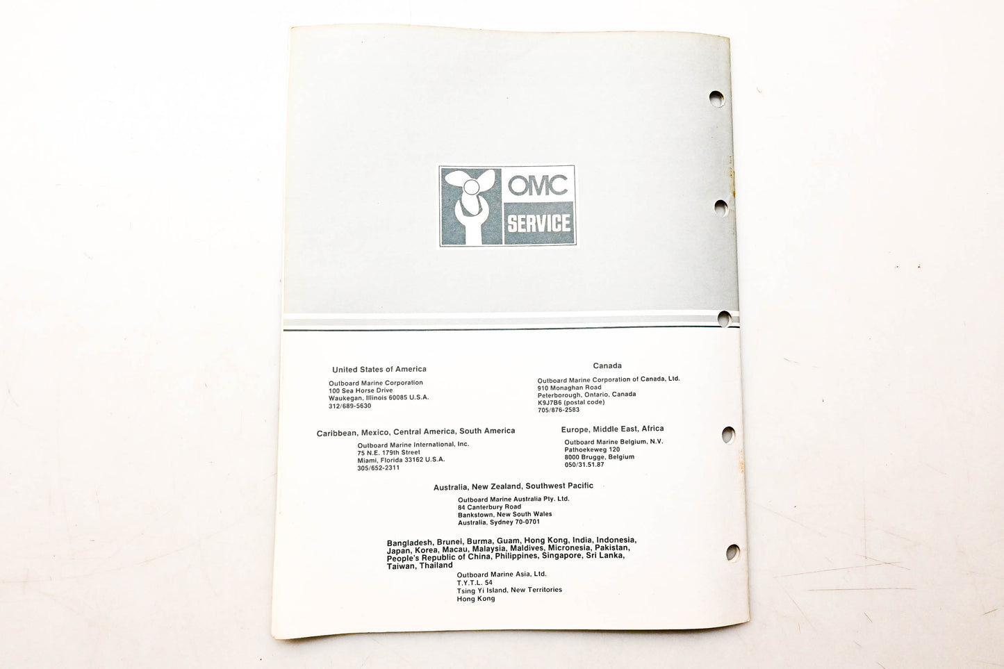 OMC 394672 Parts Catalog 9.9/15 Models