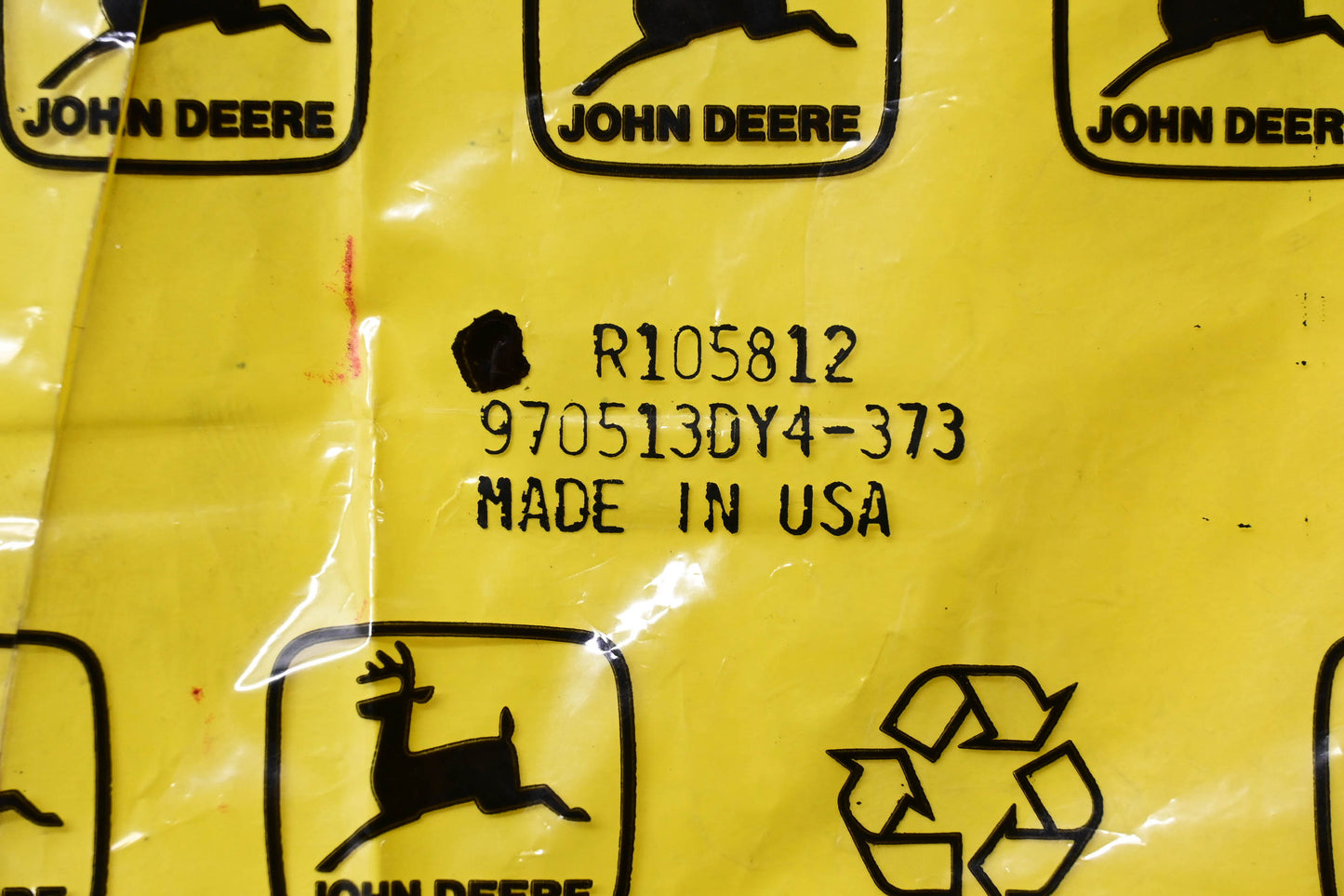New OEM John Deere R105812 O Ring NOS