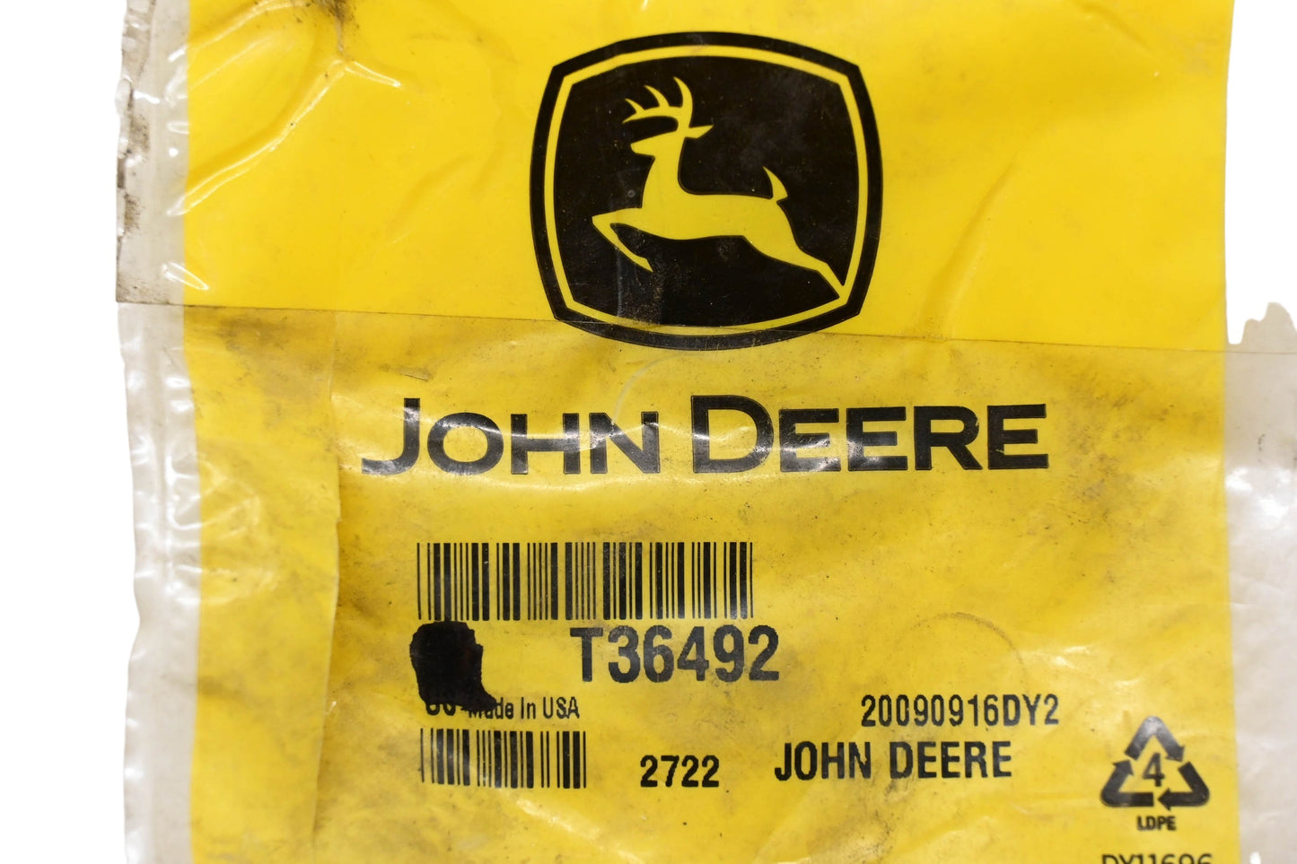 New OEM John Deere T36492 O Rings Qty 4 NOS