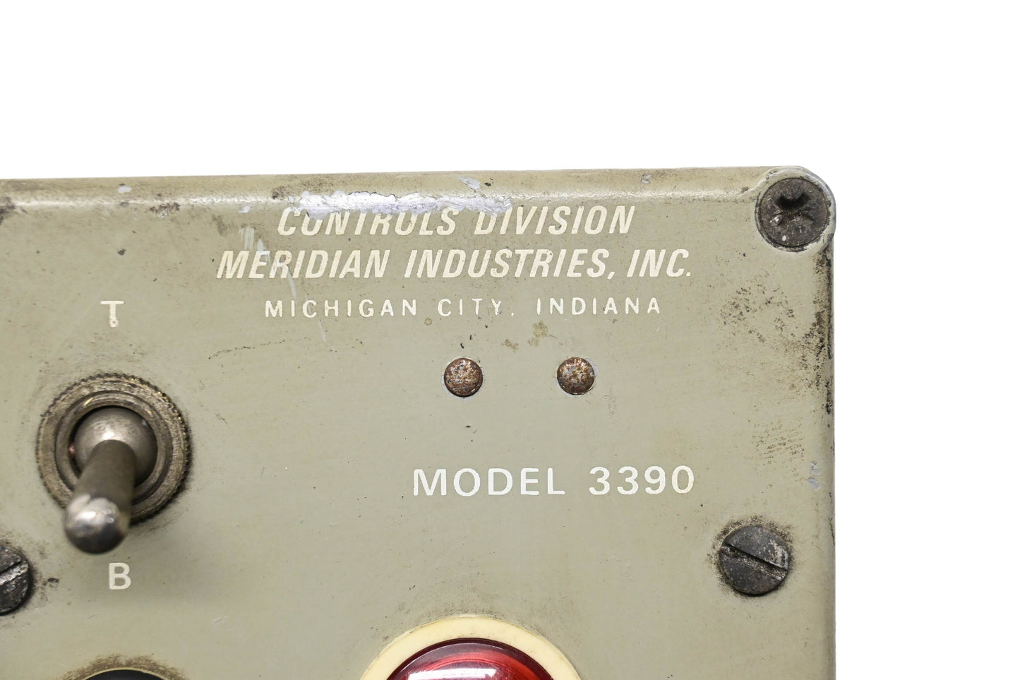 Meridian Industries 3390 Control