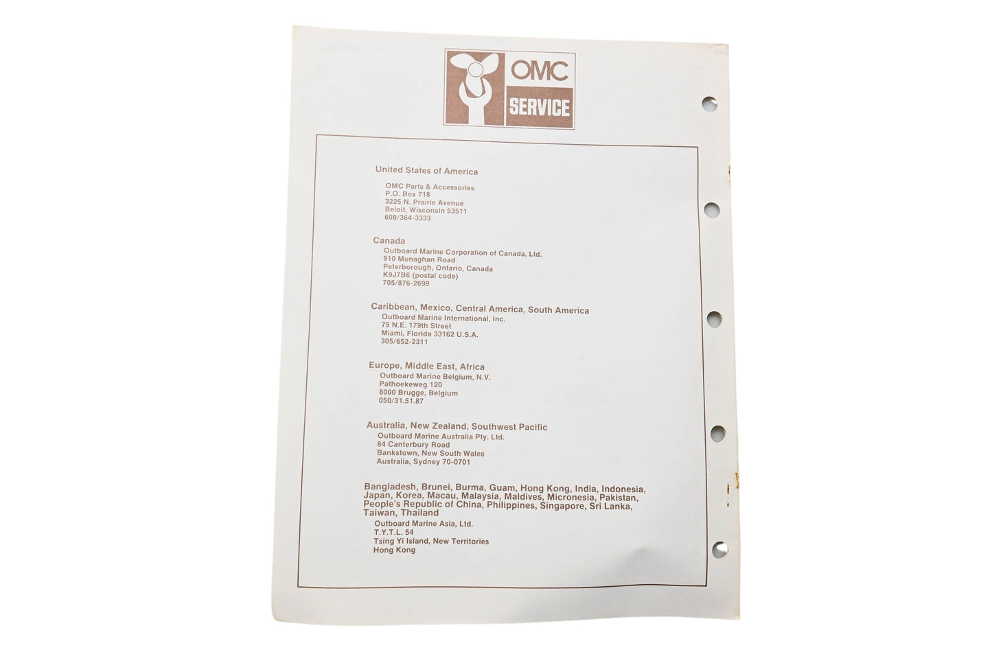 OMC 397311 Parts Catalog Junior Colt