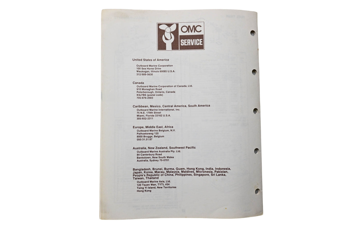 OMC 393585 Parts Catalog 55 Models