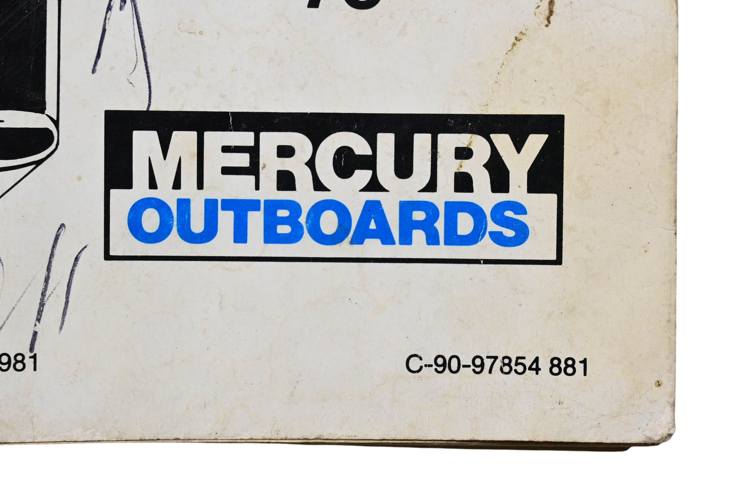 OEM Mercury C-90-97854 881 Operation & Maintenance Manual Models 40 50 70