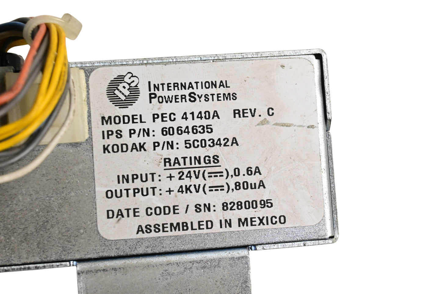 International Power Systems 6064635, PEC 4140A Power Supply 24V Input