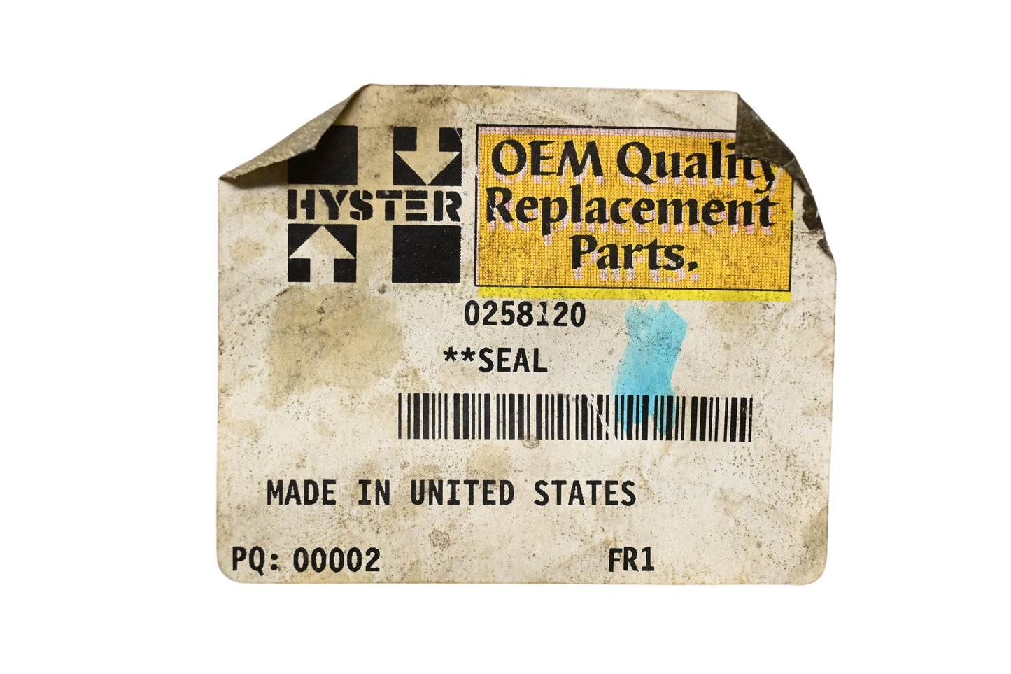 Hyster 0258120 Seal NOS