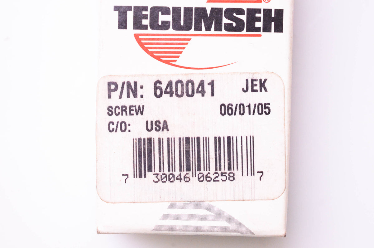 New OEM Tecumseh 640041 Screw NOS