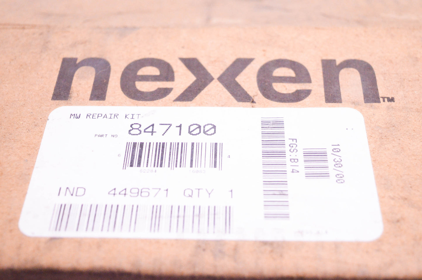 Nexen Group 847100 Clutch MW Repair Kit NOS