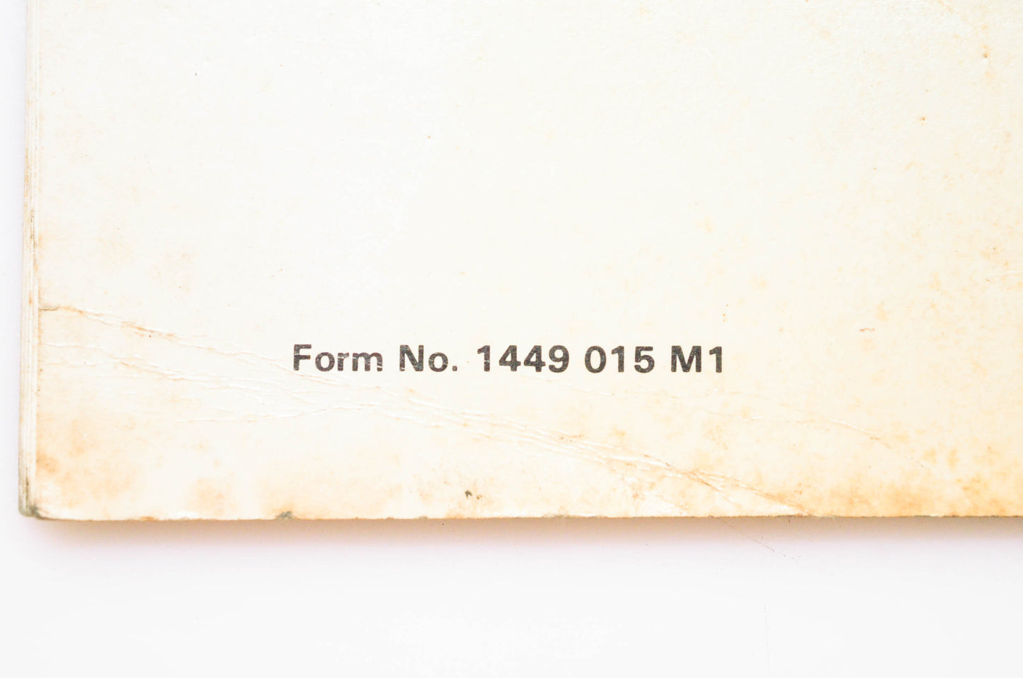 Massey Ferguson 1449 015 M1 Operator's Manual MF 230 Tractor