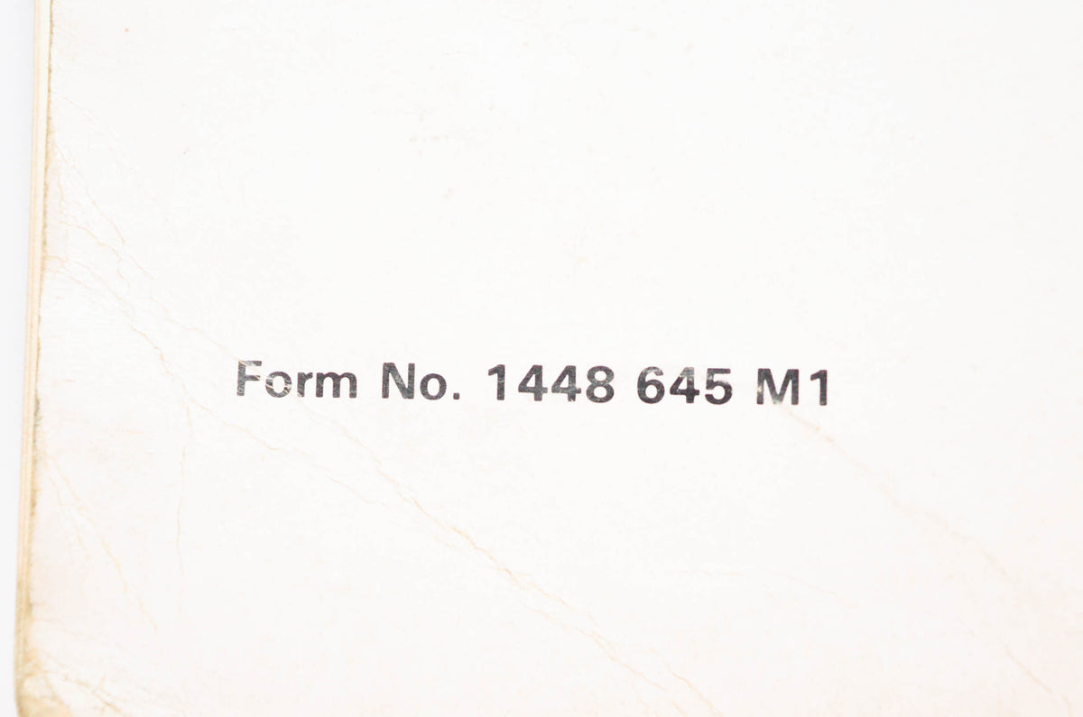 Massey Ferguson 1448645M1 Service Information Manual MF 4000 Series Four Wheel Drive Tractors
