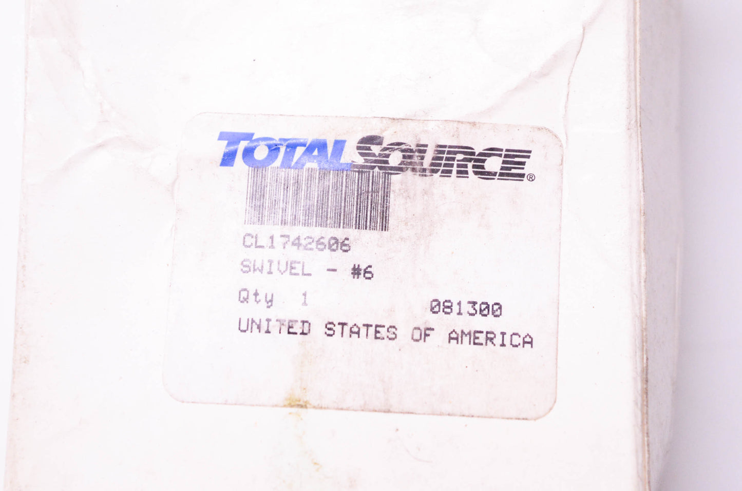 Clark CL1742606, 3 20 08 Swivel #6 NOS