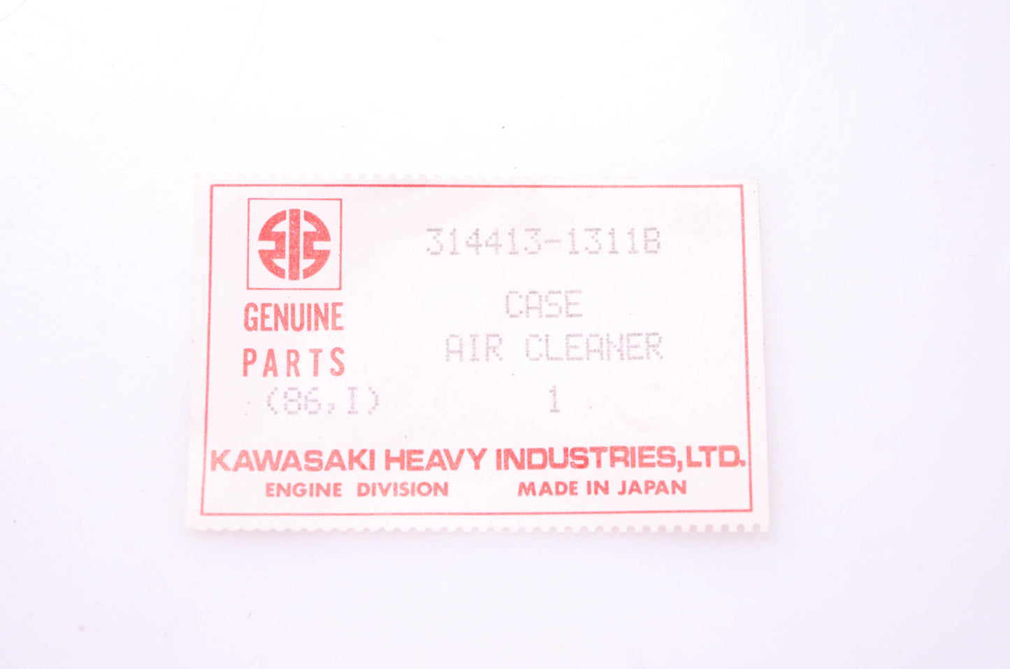 New OEM Kawasaki 314413-1311B Air Cleaner Case NOS