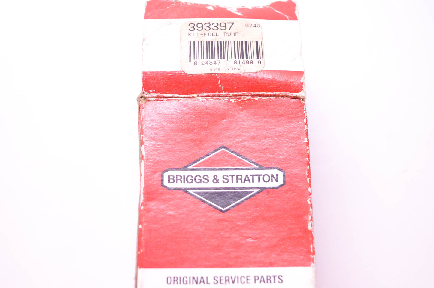 New OEM Briggs & Stratton 393397 Fuel Pump Kit NOS