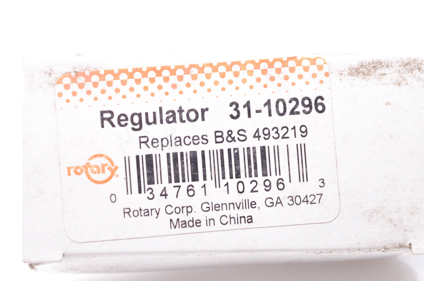 Rotary 31-10296, 493219 Regulator NOS