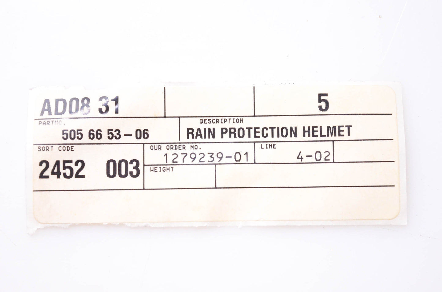 New OEM Husqvarna 505 66 53-06, 505665306 Neck Protector for Forest Helmet NOS