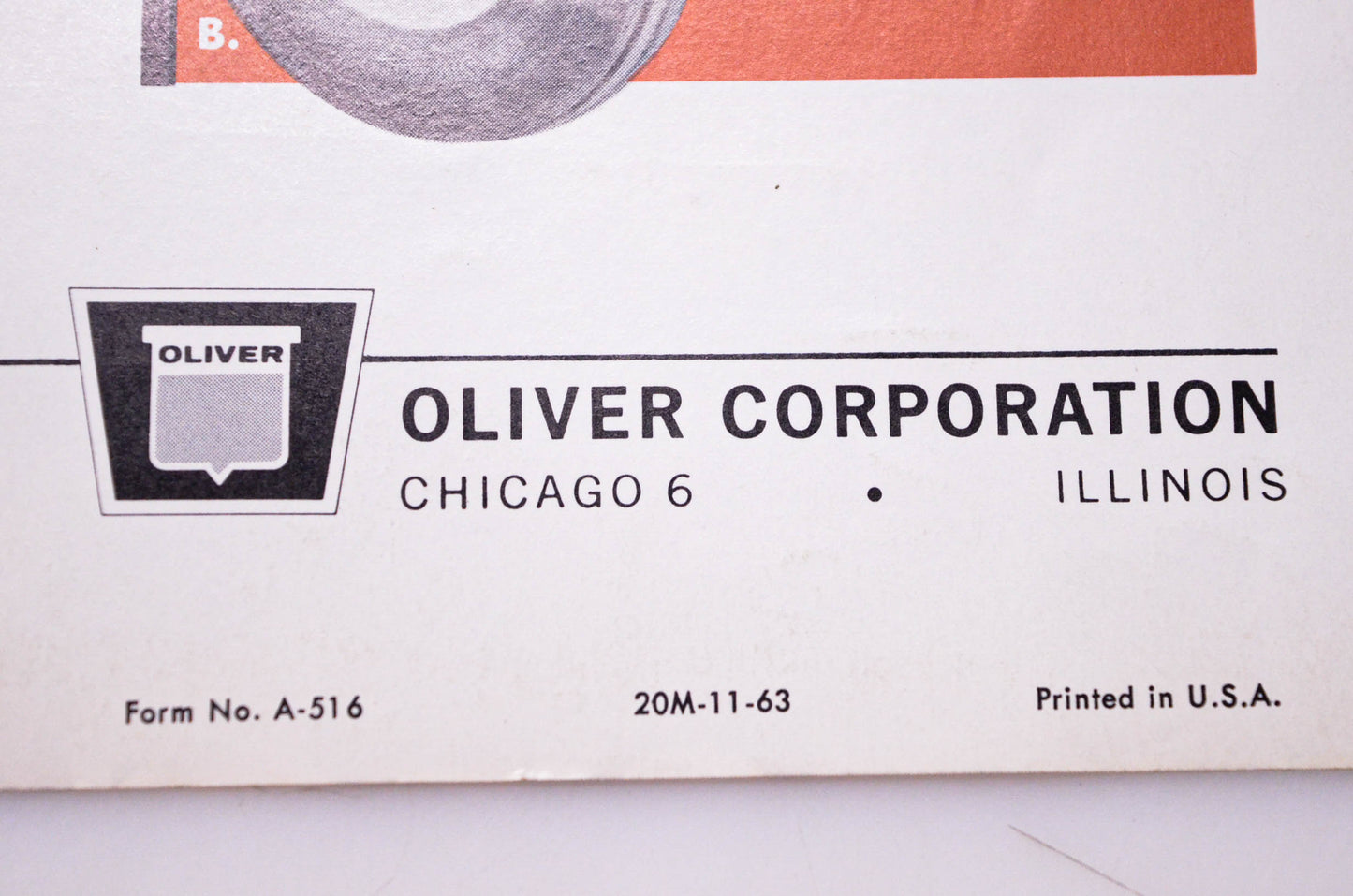 Oliver A-516, 20M-11-63 New Oliver Forage Wagon Brochure