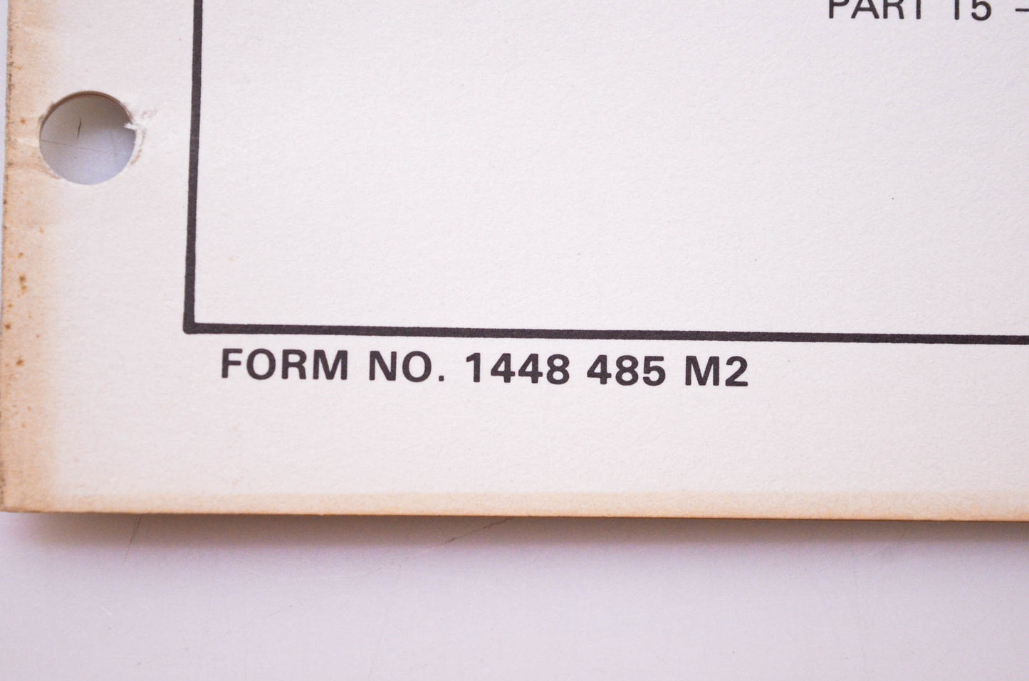 Massey Ferguson 1448 485 M2 Repair Time Schedule MF 2675 MF 2705 Tractors