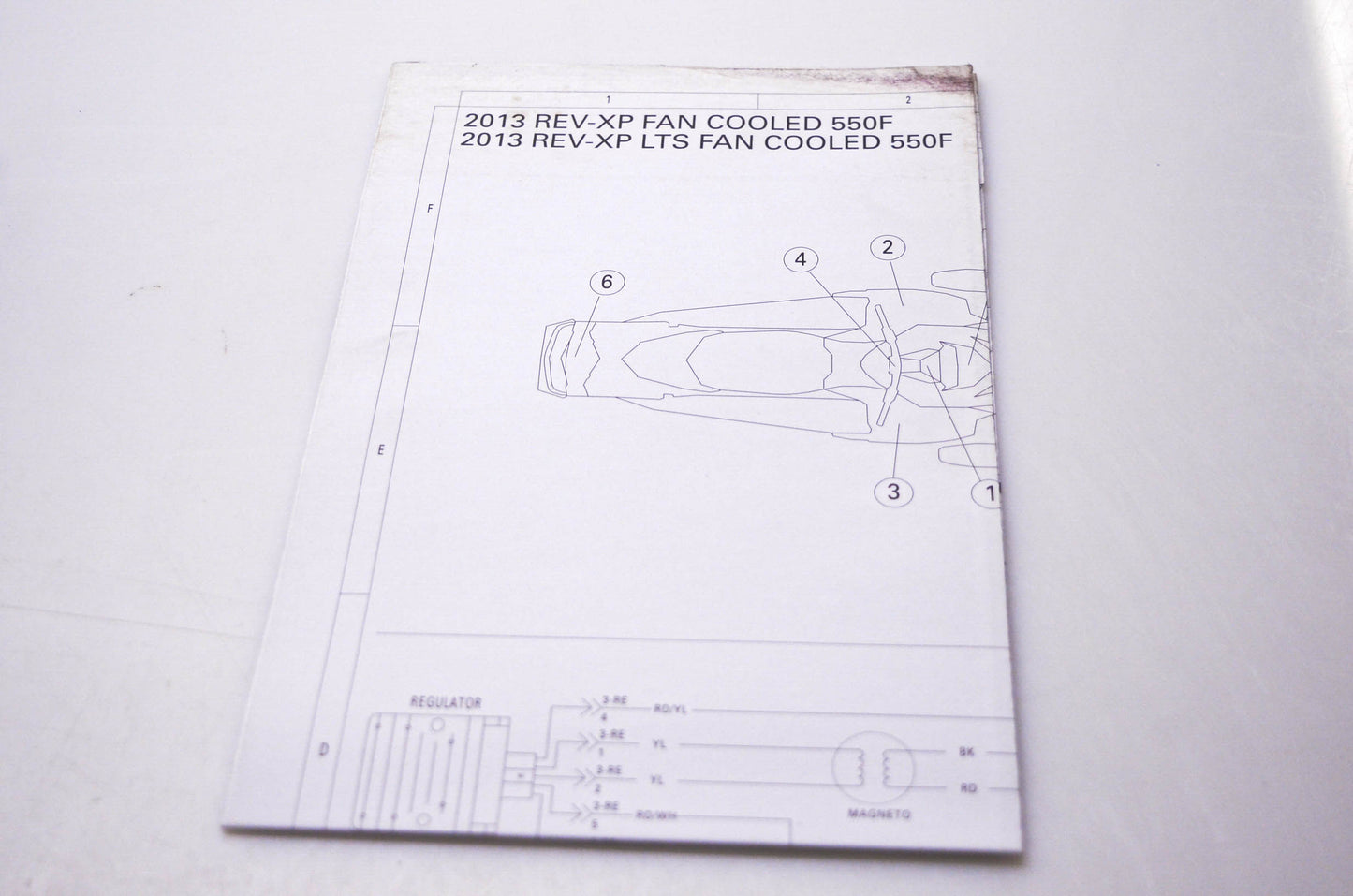 Bombardier 219 100 729 Ski-Doo 2013 Wiring Diagrams Booklet