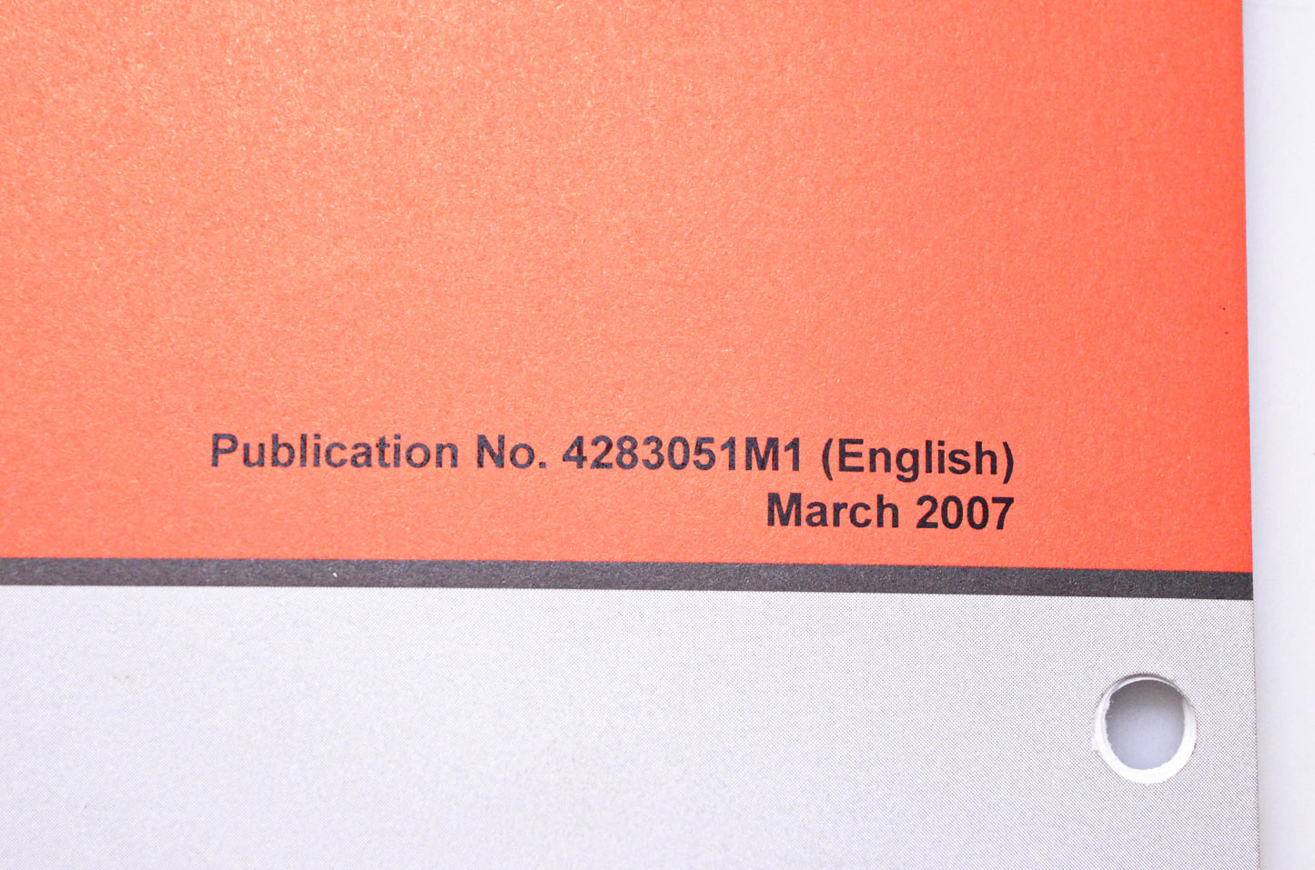 Massey Ferguson 4283051M1 BB400 BB500 BB550 BB600 BB700 Operator Instruction Book