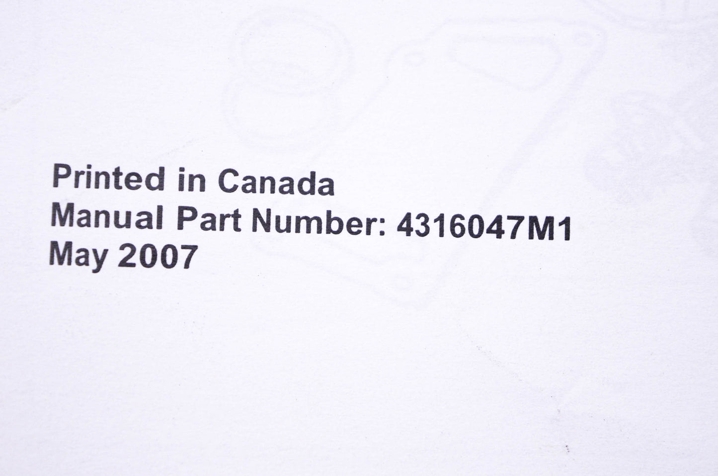 Agco 4316047M1 Dozer Blade Operator's Manual Agco DB366 Model